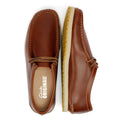 Clarks Originals Godney Lace Chaussures En Cuir Marron À Lacets Pour Homme