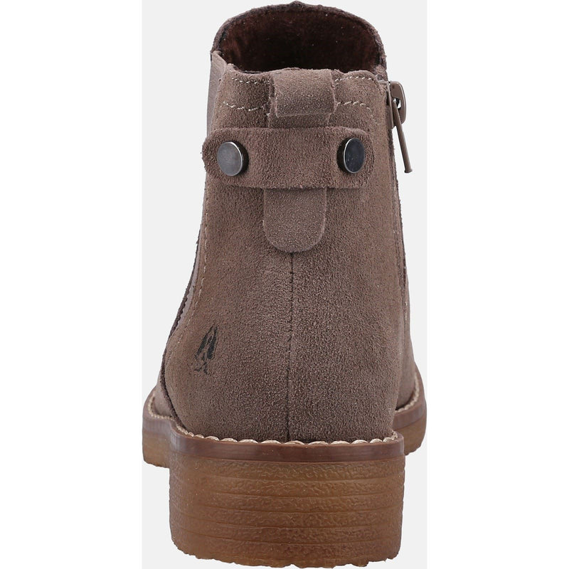 Hush Puppies Maddy Bottes Grises En Daim Pour Femmes
