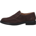 Hush Puppies Earl Slip On Chaussures Loafers Pour Hommes En Daim Marron