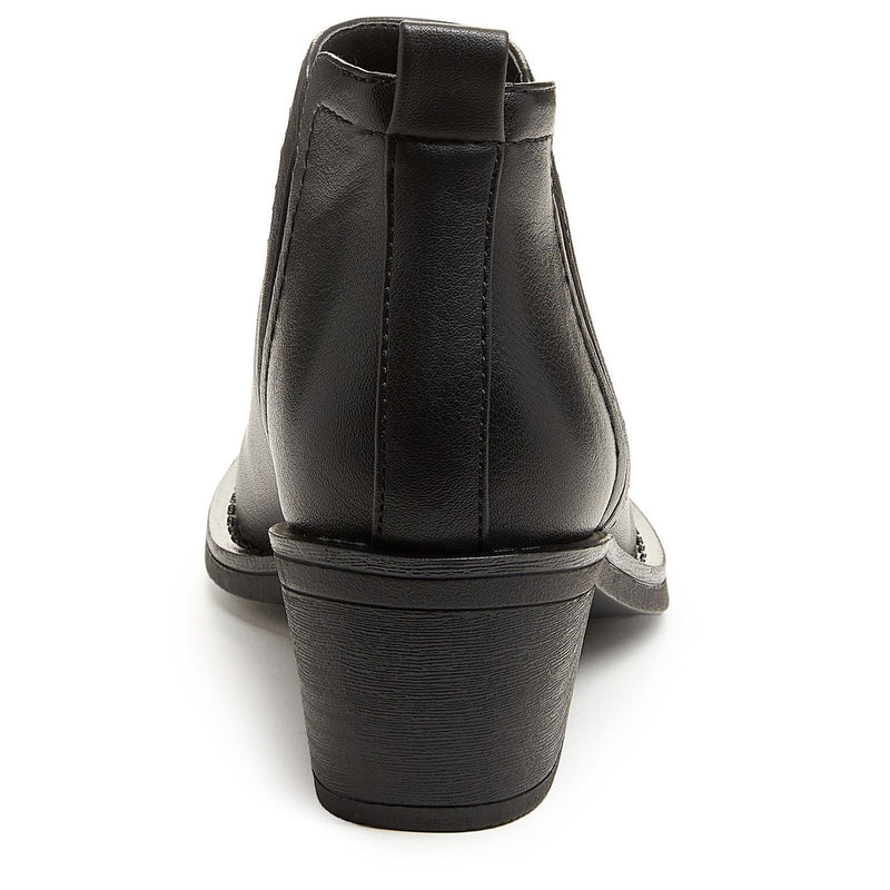 Rocket Dog York Bottes À Talons Noirs En Polyuréthane Pour Femmes