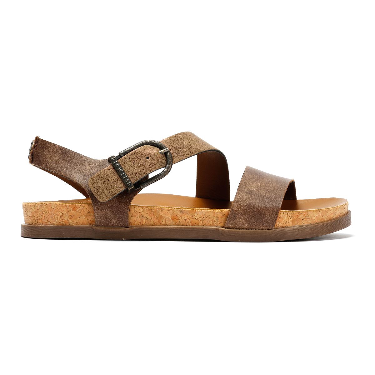 Blowfish Malibu Lance Sandales Brunes Pour Femmes