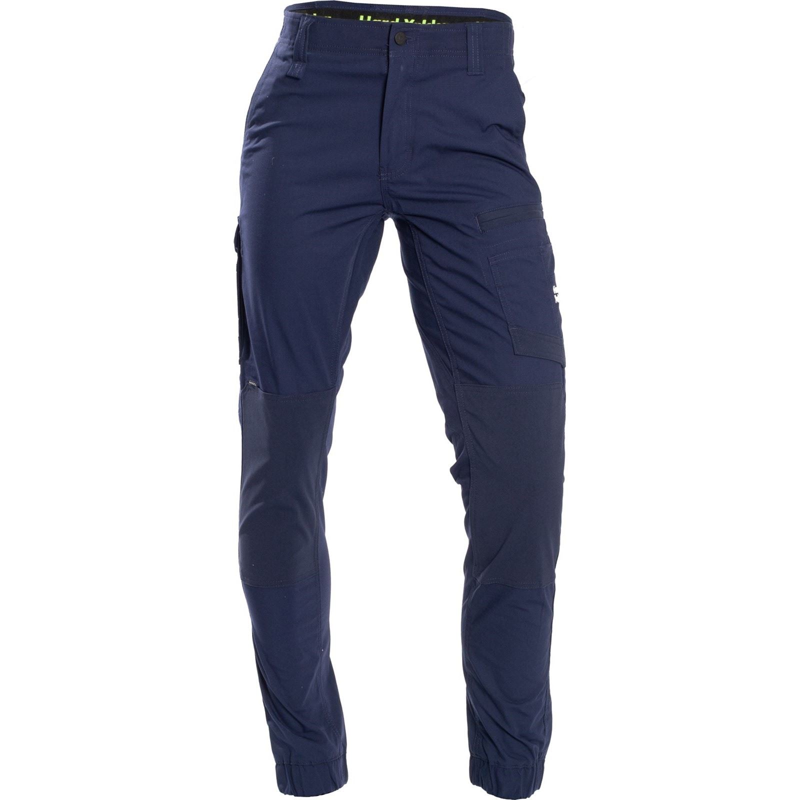 Hard Yakka Raptor Cuff Pantalons Extérieurs En Coton Pour Hommes Bleus