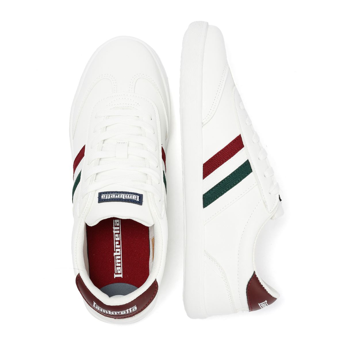 Lambretta Vulkan Baskets Blanches Pour Hommes