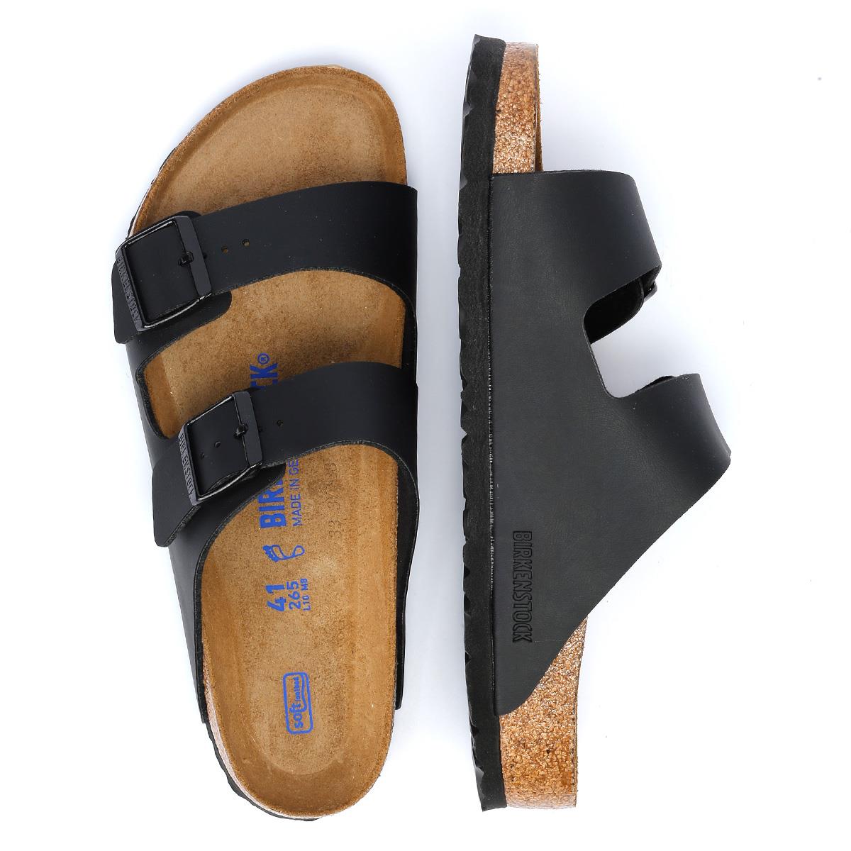 Birkenstock Arizona Soft Footbed Sandales Noires