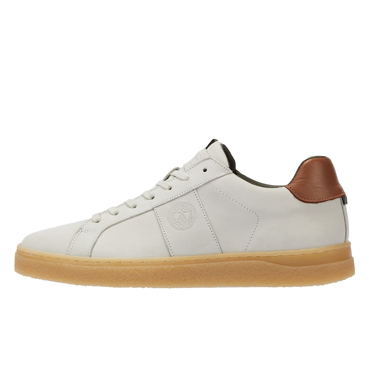 Barbour Baskets Blanches Pour Hommes.