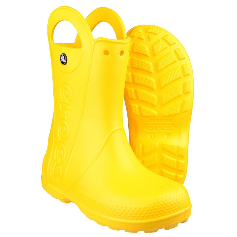 Crocs Handle It Rain Bottes En Caoutchouc Thermoplastique Jaunes