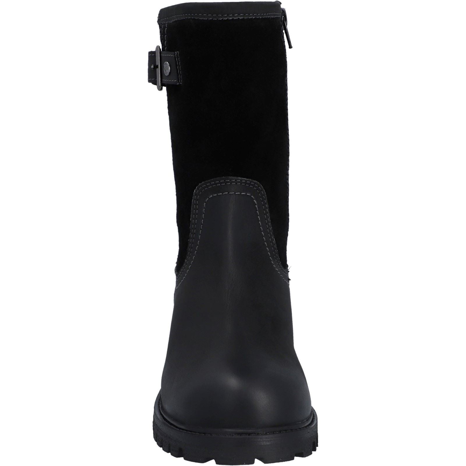 Hunter Shaws Bottes En Cuir Noires Pour Femmes