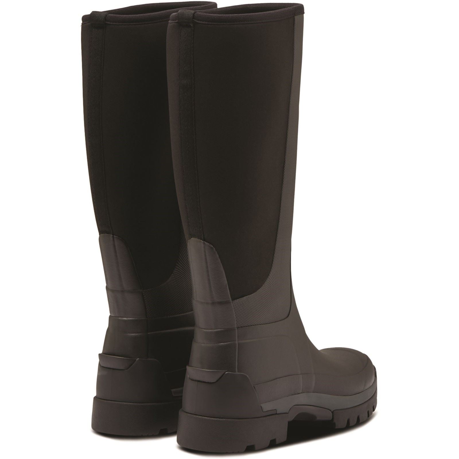 Hunter Balmoral Hybrid Tall Bottes En Caoutchouc Noires Pour Homme