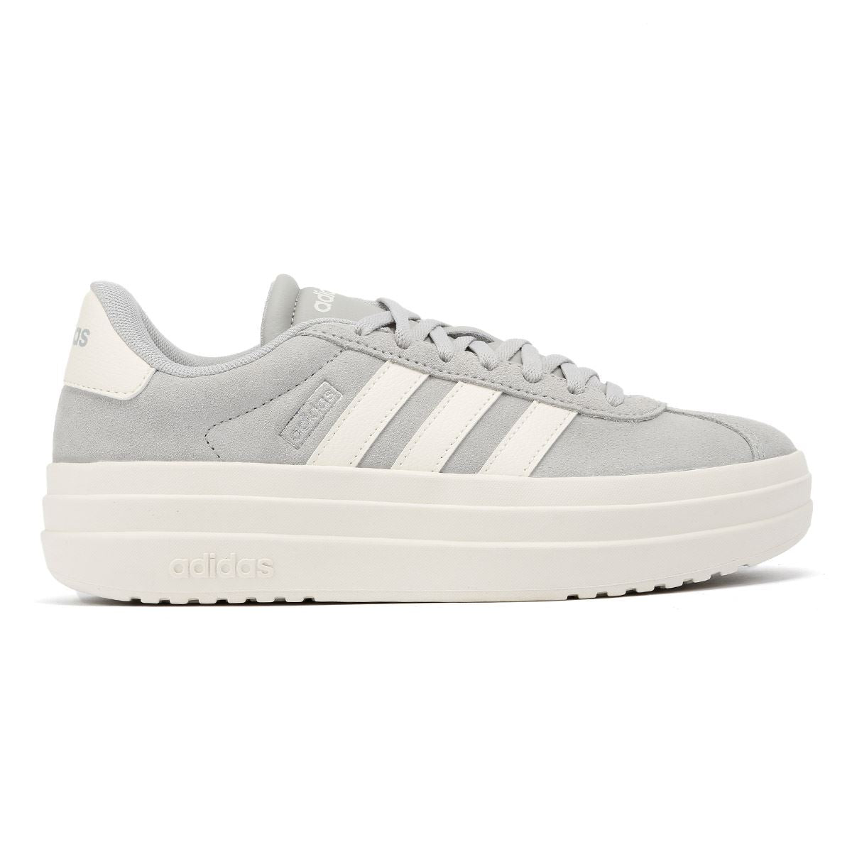 Adidas VL Court Bold Baskets Femme En Cuir Gris