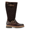Barbour Willow Tall Bottes En Daim Marron Pour Femmes