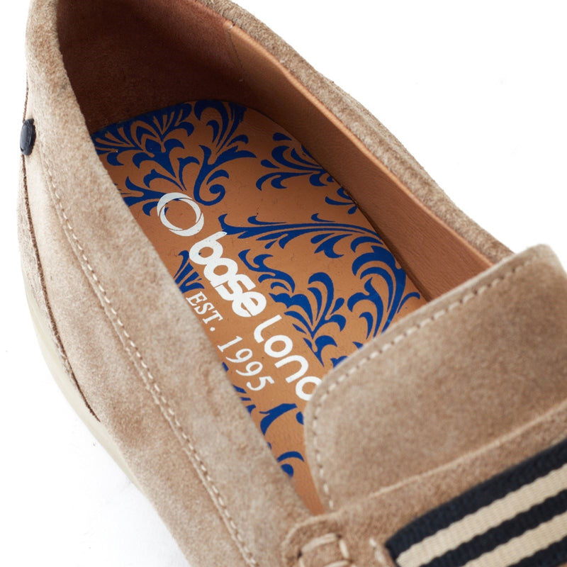 Base London Drum Mocassins En Cuir Pour Hommes