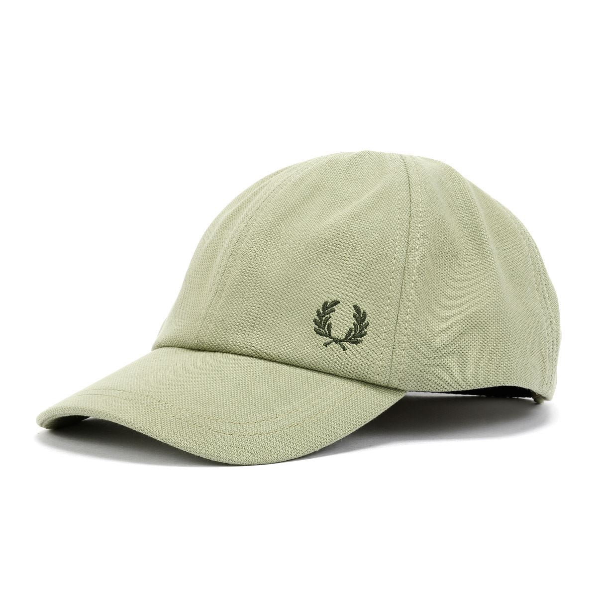 Fred Perry Pique Classic Coton Casquettes Vert Menthe/Vert Nuit