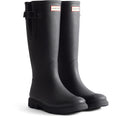 Hunter Downpour Adjustable Bottes De Pluie Noires En Caoutchouc Pour Hommes
