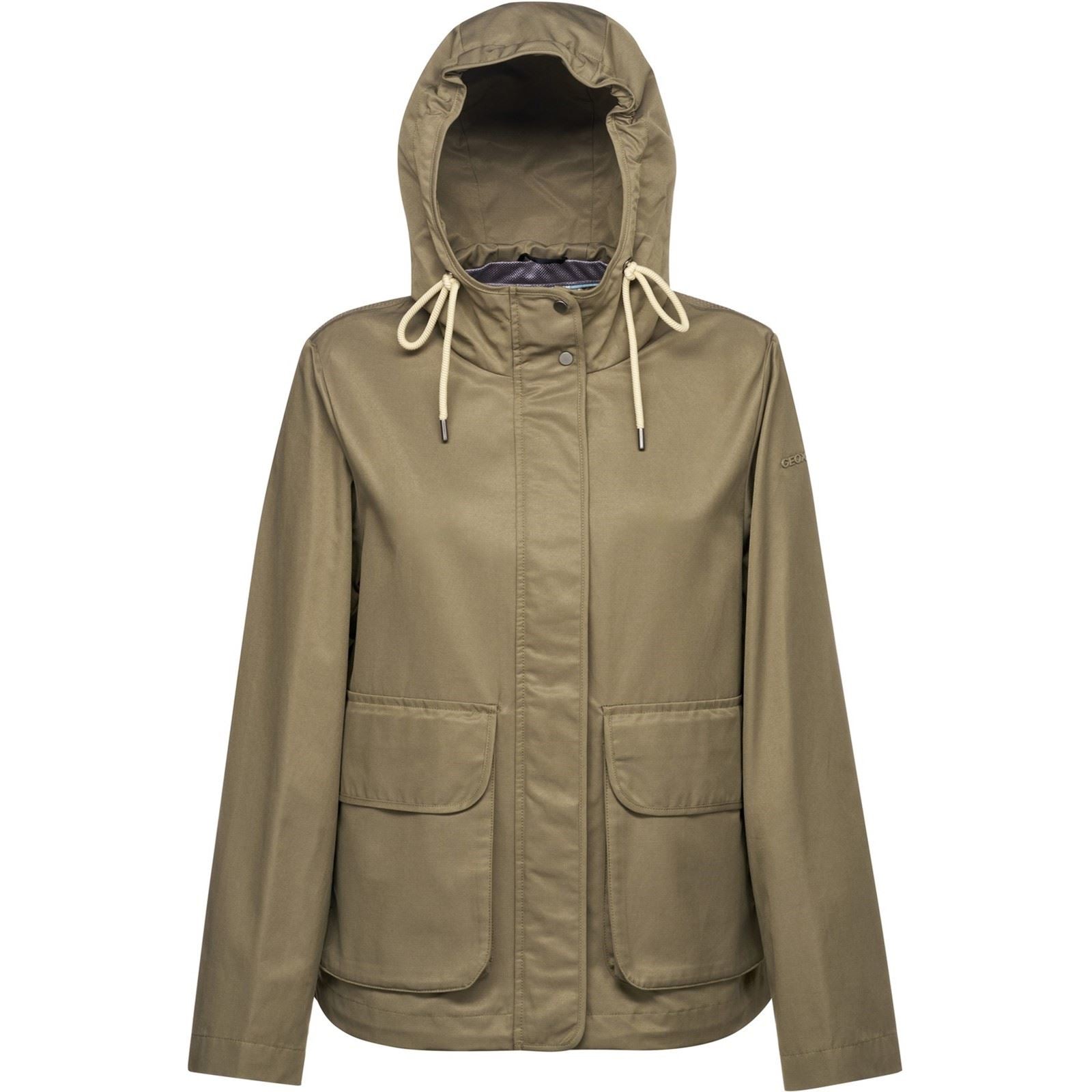 Geox W ILDE Manteau Parka Olive Pour Femme