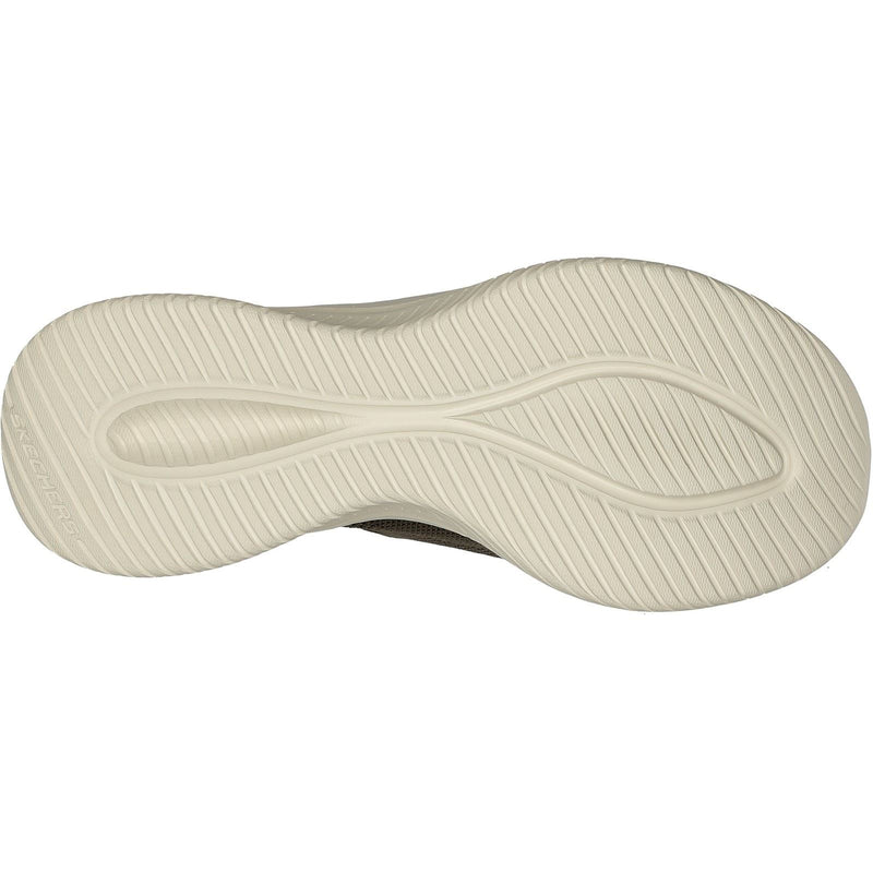 Skechers Ultra Flex 3.0 Brilliant Path Baskets En Toile Pour Femmes, Couleur Olive.