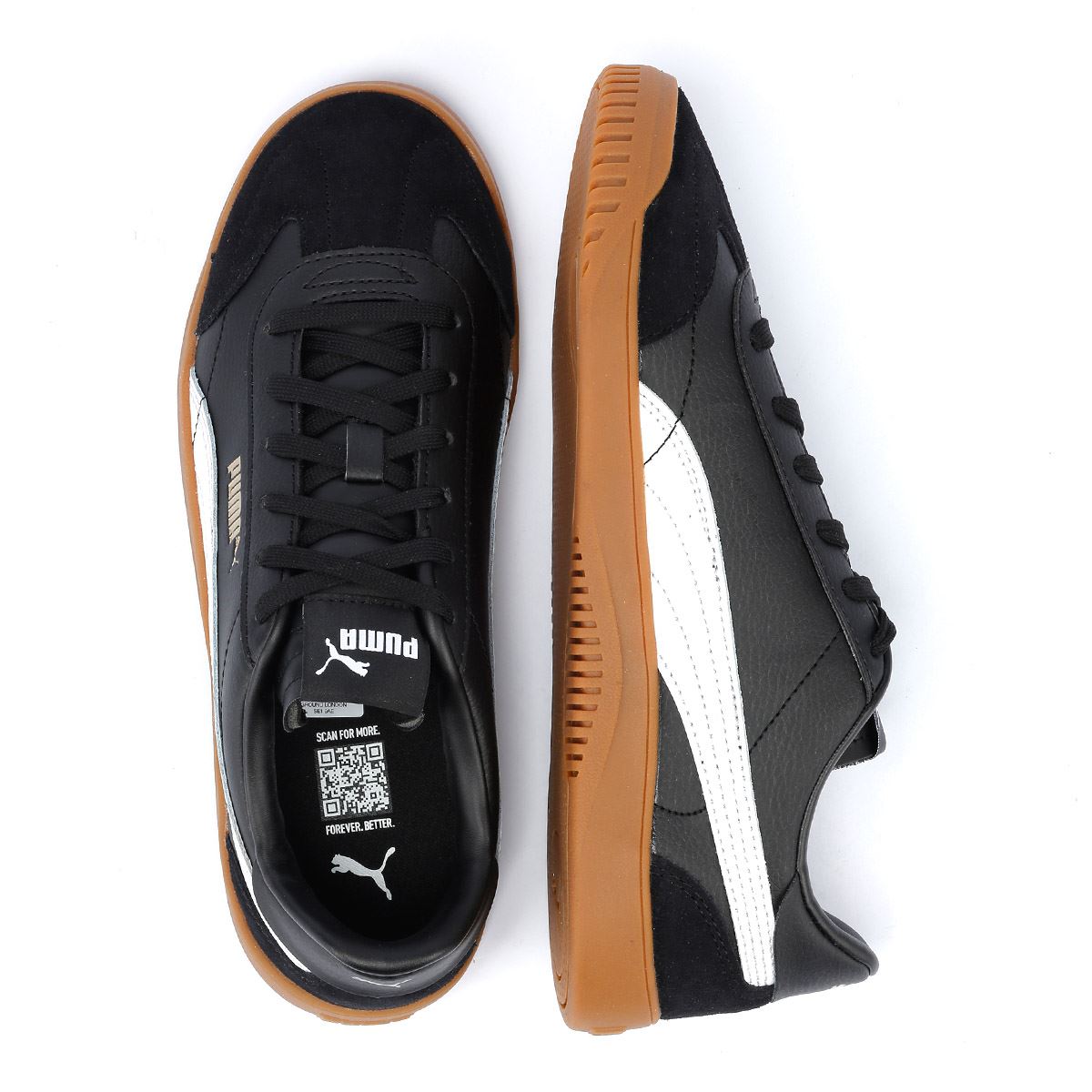 Puma Club 5V5 Baskets Noires/Blanches
