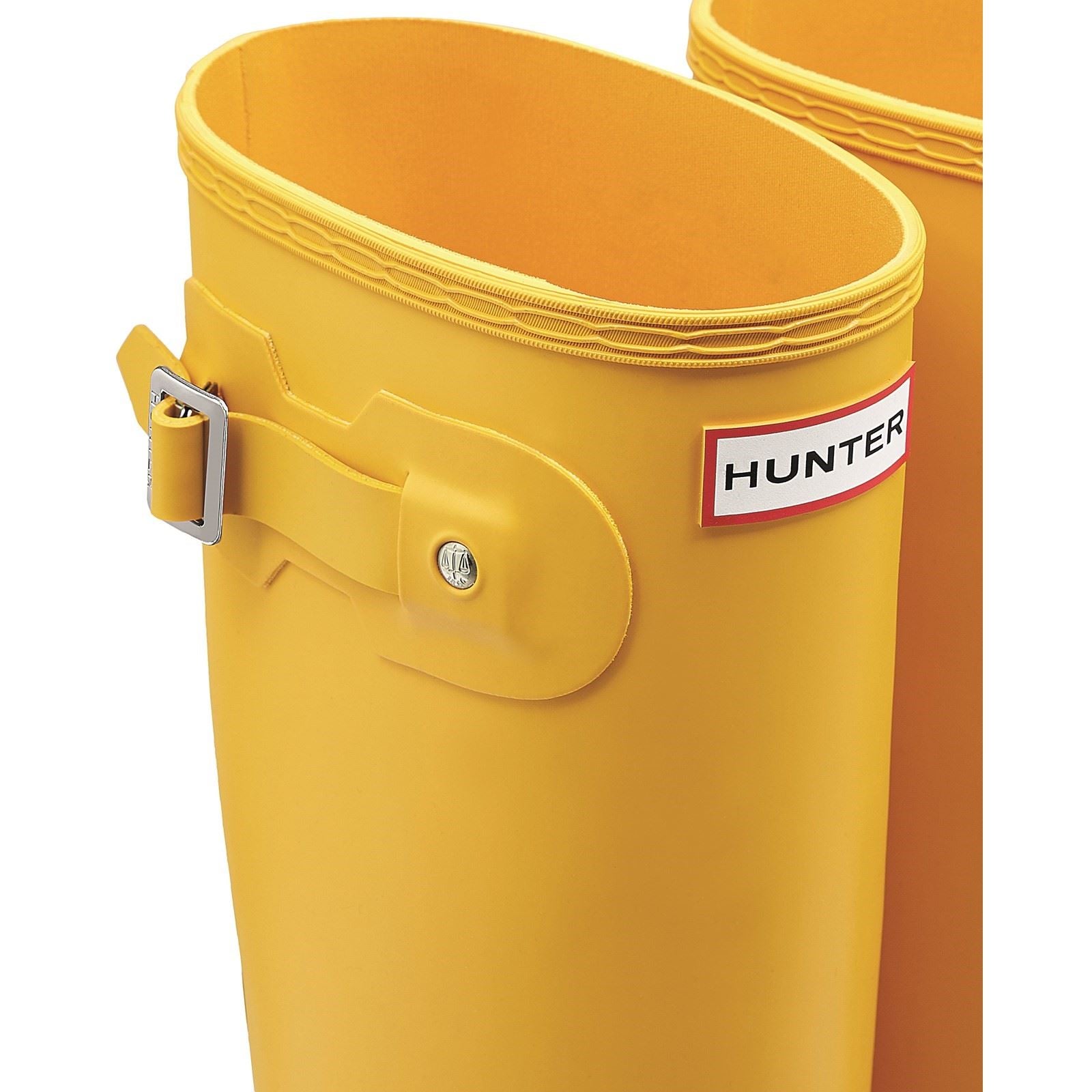 Hunter Original Tall Bottes En Caoutchouc Jaunes Pour Femmes