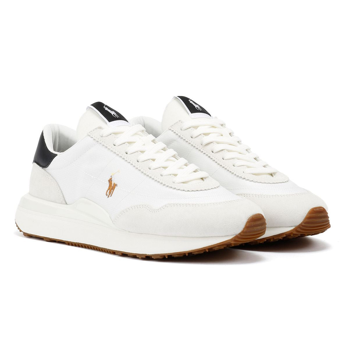 Polo Ralph Lauren Train 89 Baskets Blanches Pour Homme