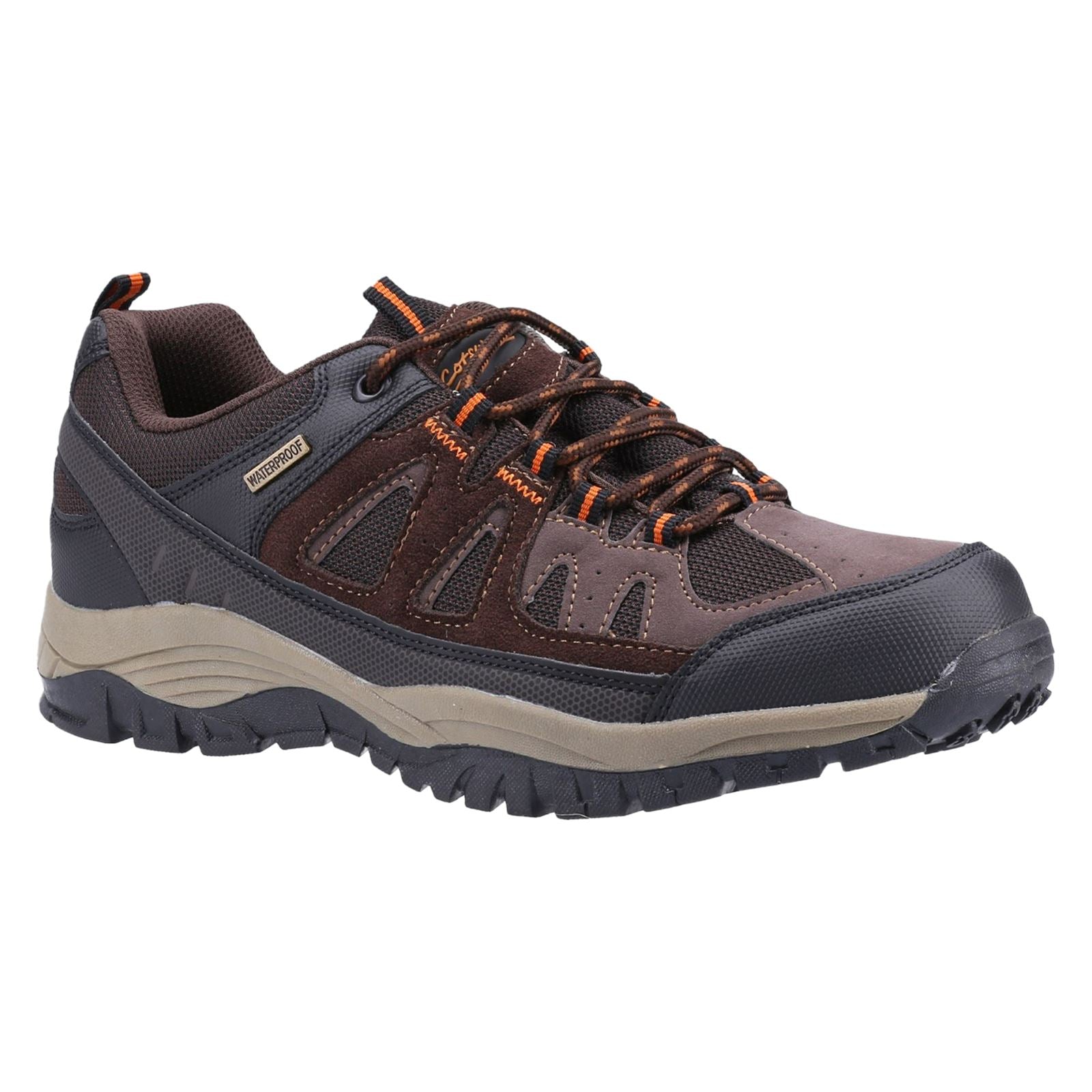 Cotswold Maisemore Low Bottes De Randonnée Marron Pour Homme En Daim