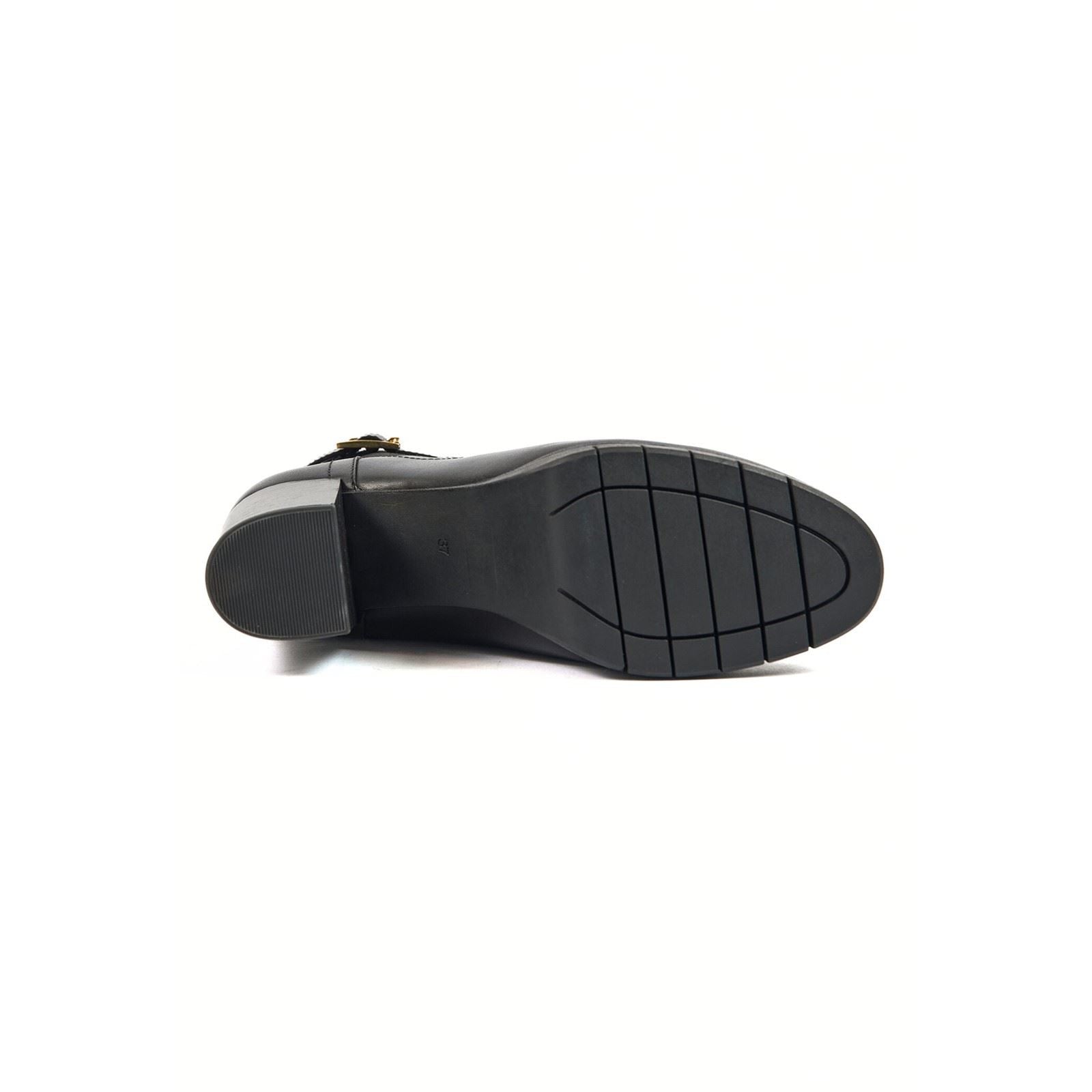 Pod Nala Bottes Noires Pour Femmes En Cuir/Textile