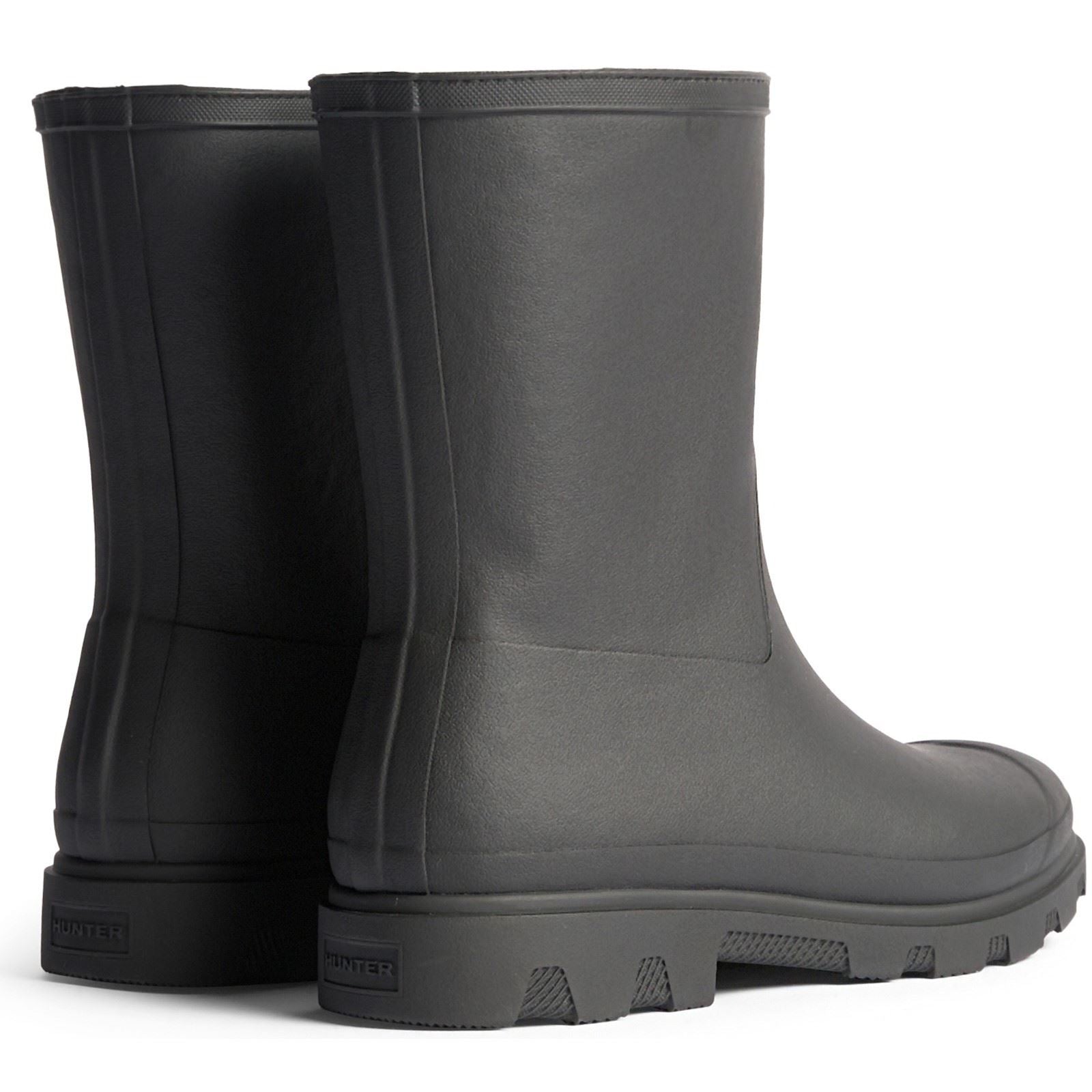 Hunter Downpour Short Insulated Bottes En Caoutchouc Noires Pour Femmes