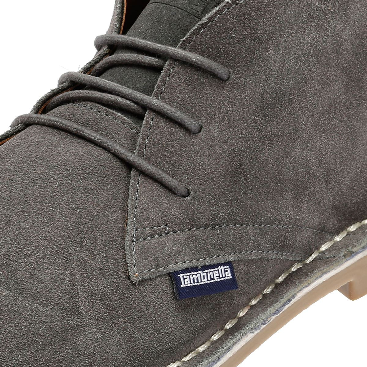 Lambretta Chiswick Bottes Grises Pour Homme En Suède