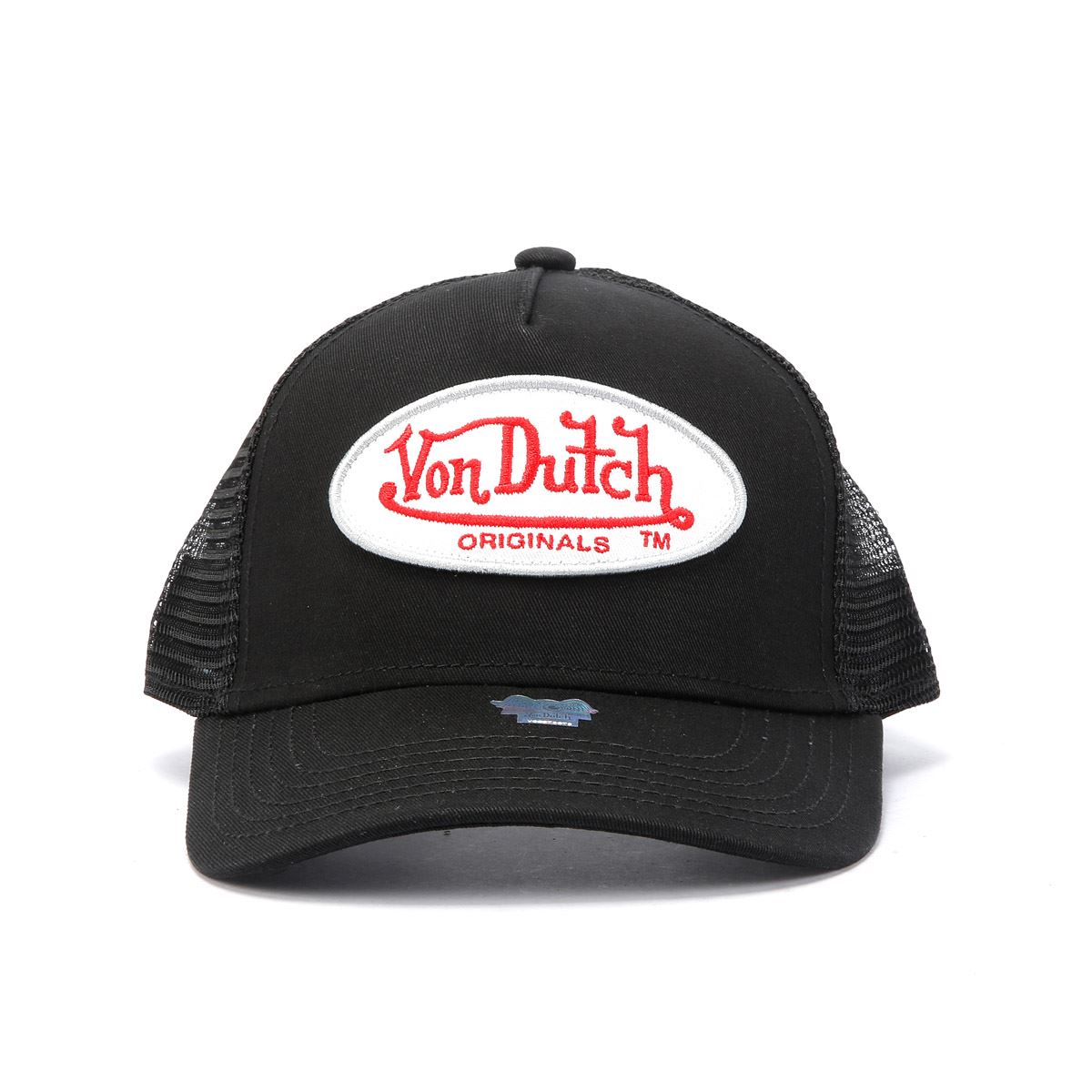 Von Dutch Trucker Casquettes Noires En Coton