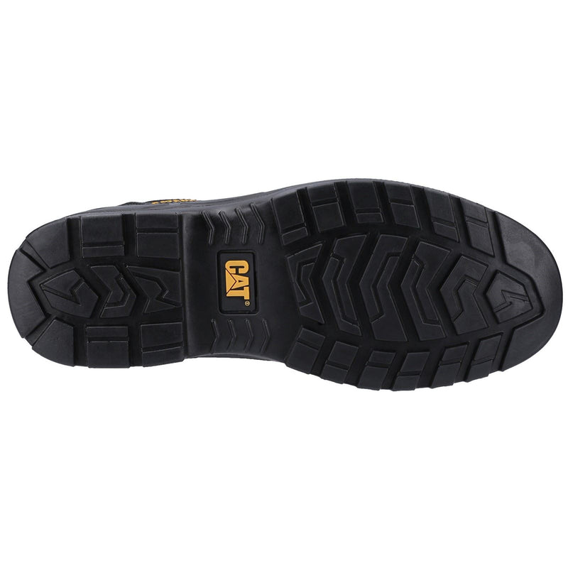 Caterpillar Chaussures De Sécurité En Cuir Noir Striver Low S3