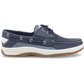 Sperry Billfish 3 Eye Chaussures Bateau Pour Hommes En Cuir Bleu Marine