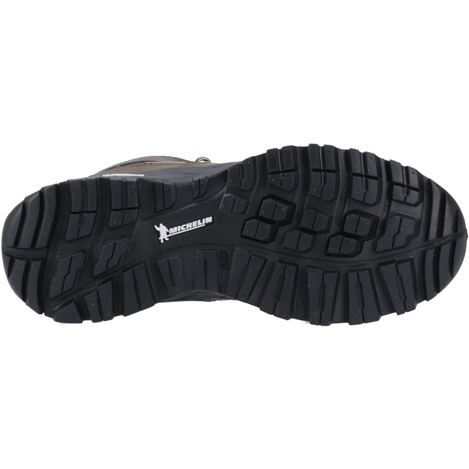 Hi-Tec Euro Trail Chaussures De Randonnée En Cuir Pour Femmes Couleur Kaki