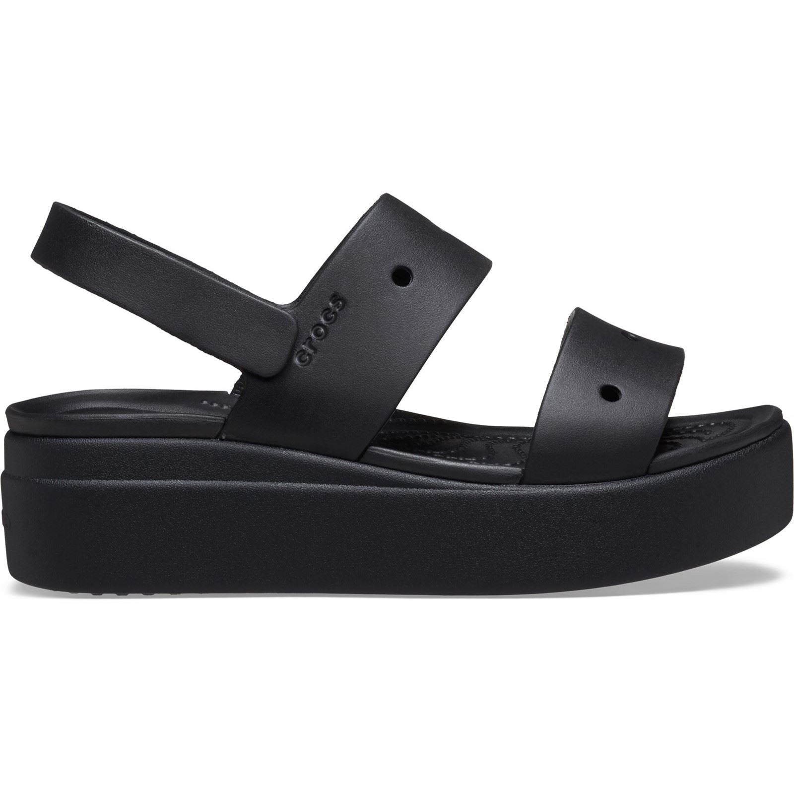 Crocs Brooklyn 4U Sandales Noires Pour Femme En Thermoplastique