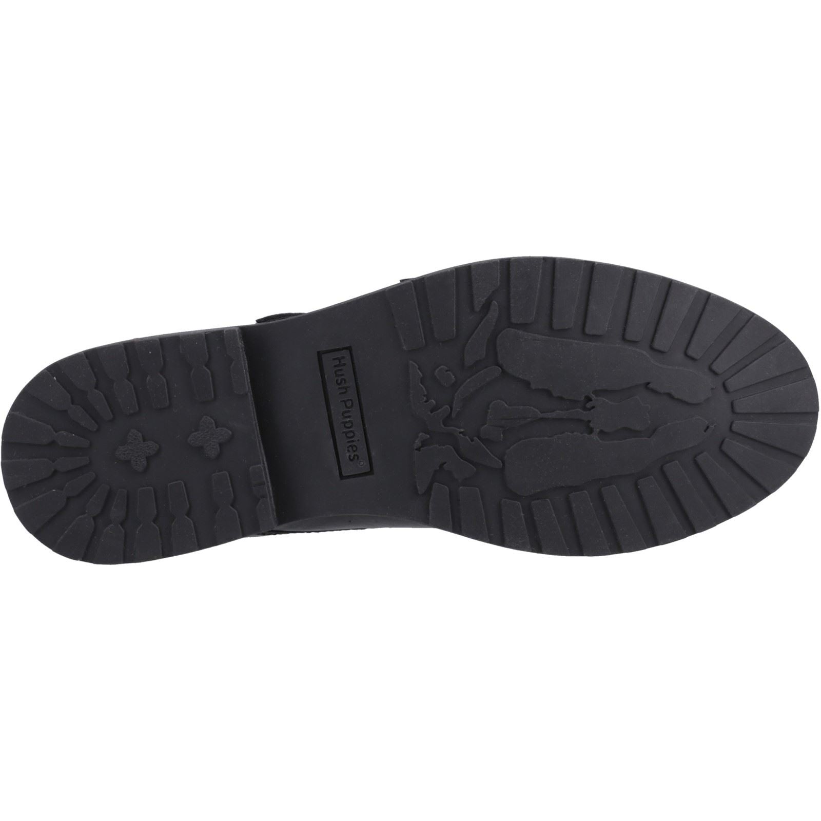 Hush Puppies Verity Chaussures Noires Pour Femmes En Cuir