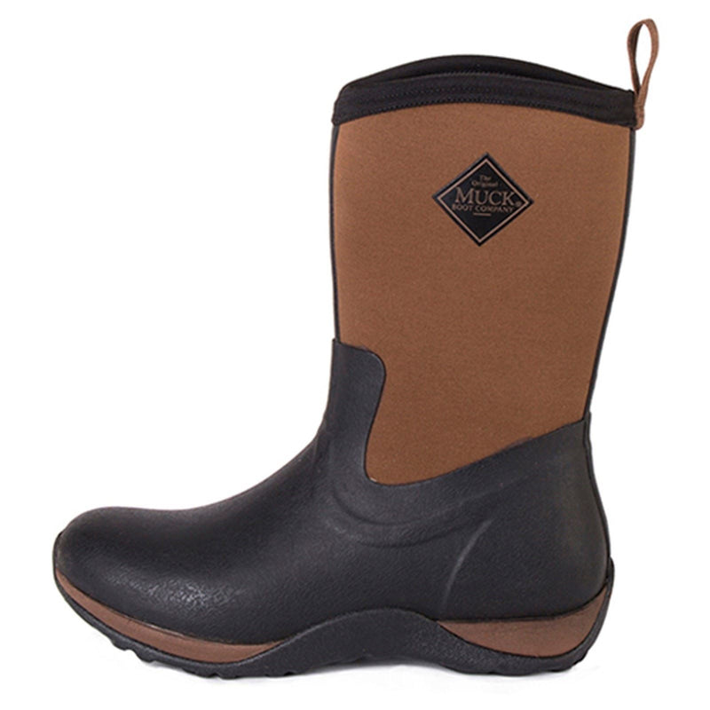 Muck Boots Arctic Weekend Bottes En Caoutchouc Noires/Brunes Wellington