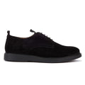 Hudson Barnstaple Lace Up Suede Shoe Men's Black Casual