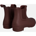 Hunter Original Chelsea Boot Bottes En Caoutchouc Pour Femmes, Couleur Merlot