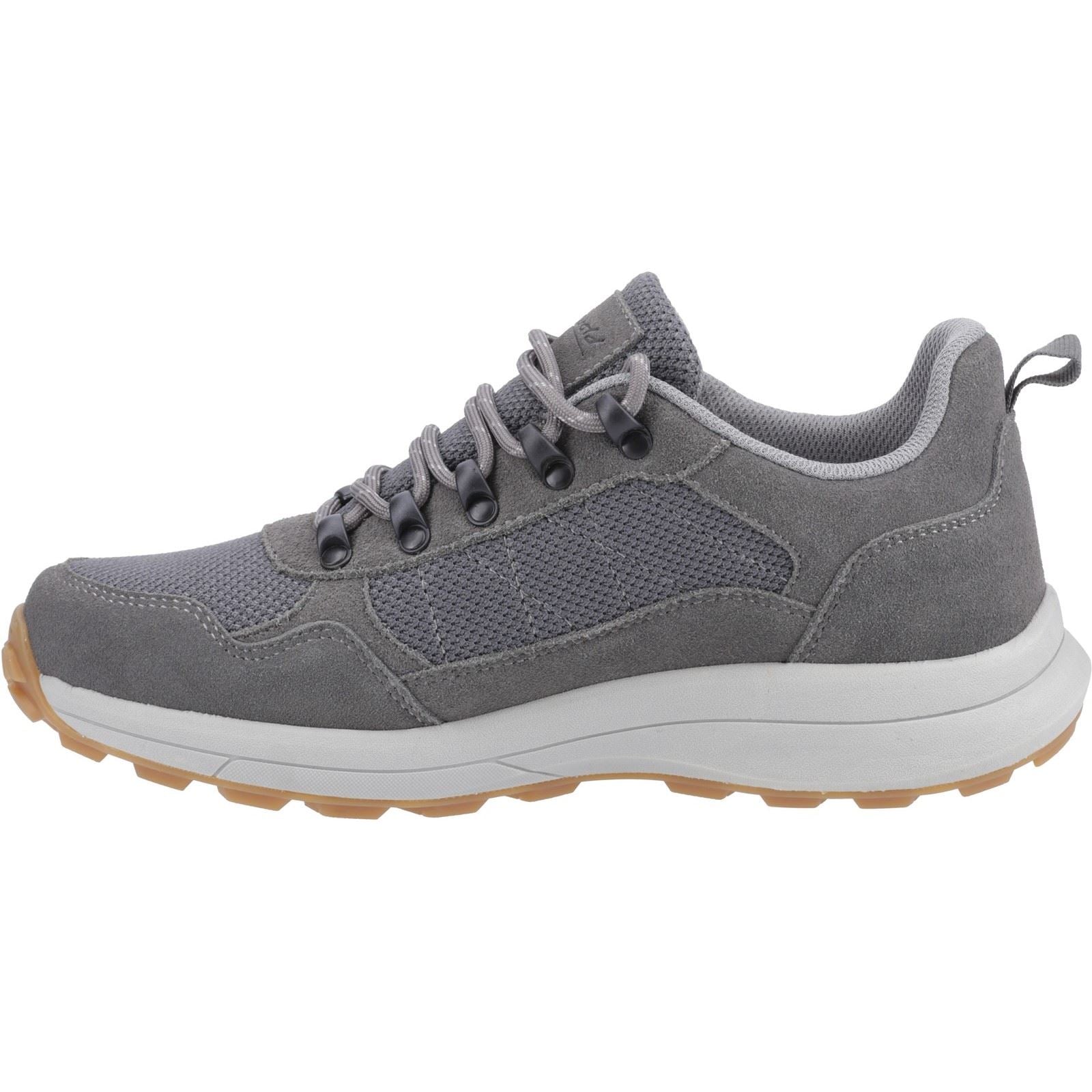Cotswold Elmfield Baskets Grises Pour Hommes En Maille Suédoise
