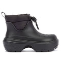 Crocs Bottines Noires Pour Femmes Stomp Puff