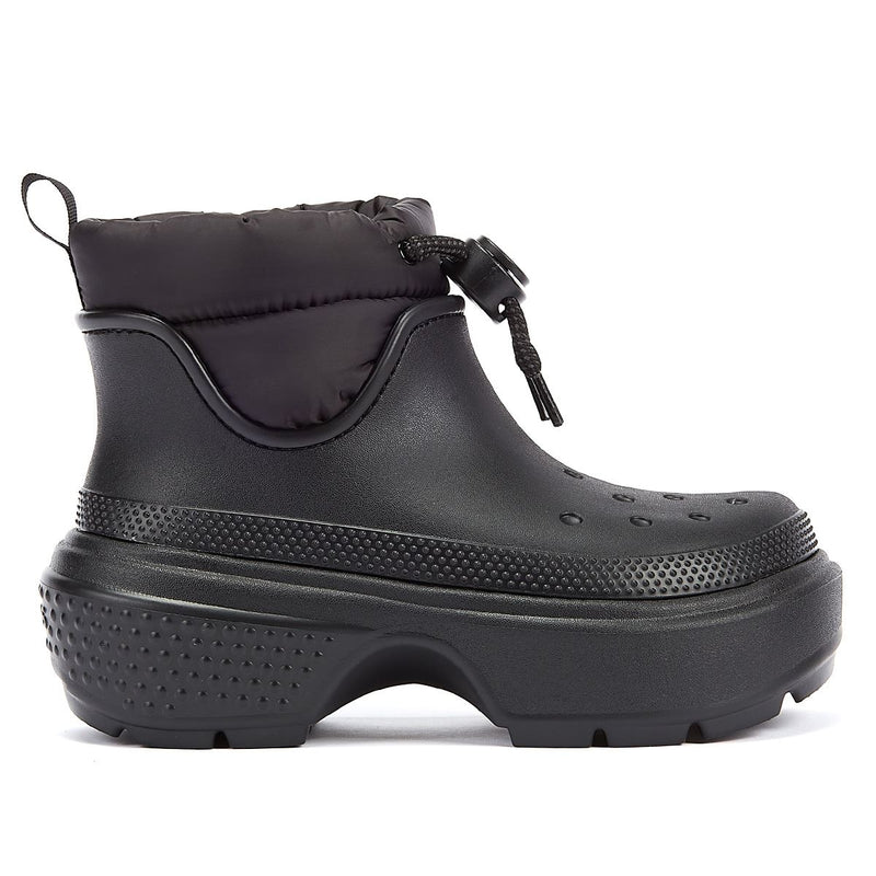 Crocs Bottines Noires Pour Femmes Stomp Puff