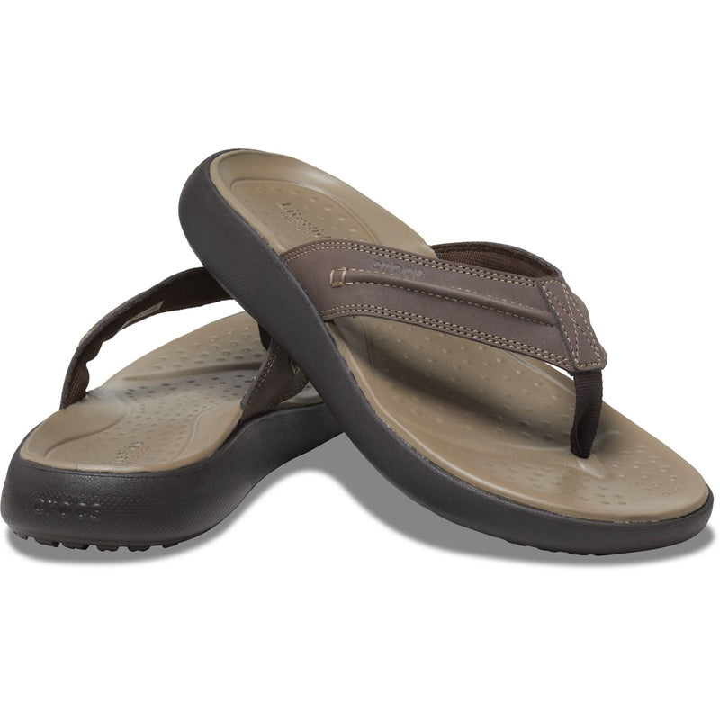 Crocs Yukon Vista II Tongs Pour Homme En Polyuréthane Espresso