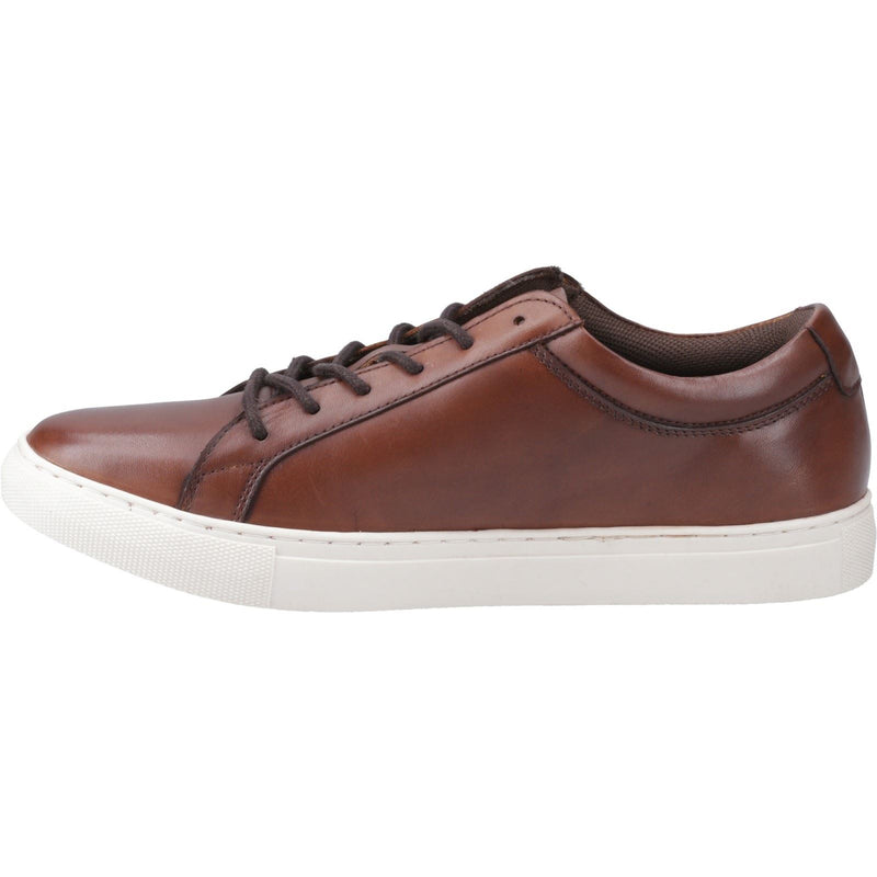 Jack & Jones Galaxy Baskets En Cuir Pour Hommes Cognac
