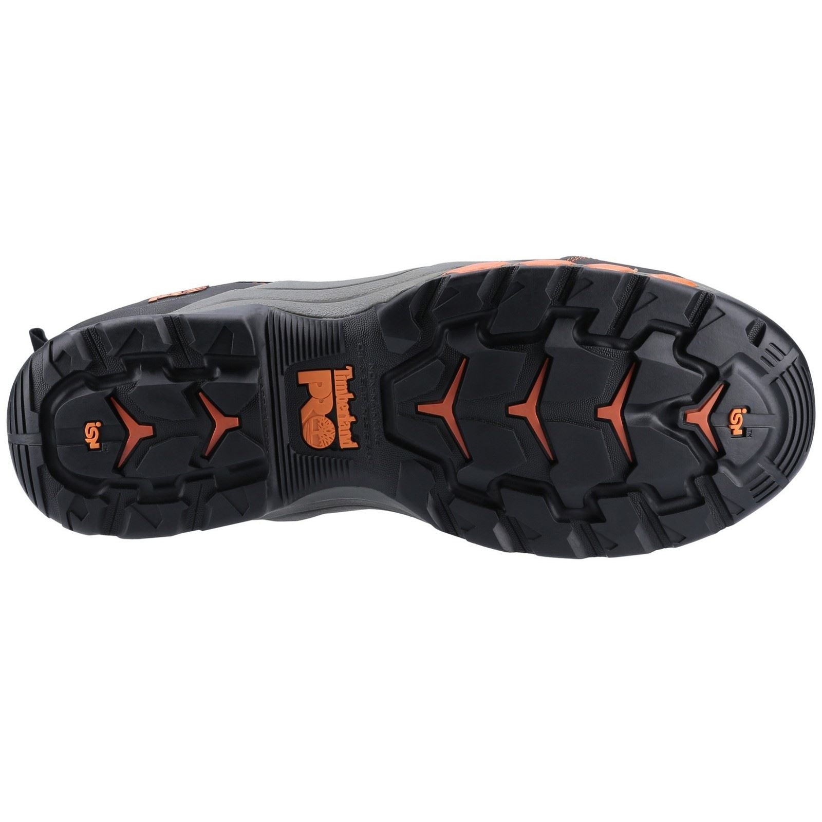 Timberland Pro Bottes De Sécurité En Cuir Hypercharge Noires/Oranges