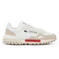 Lacoste Baskets De Sport Blanches/Rouges Pour Hommes Elite Active
