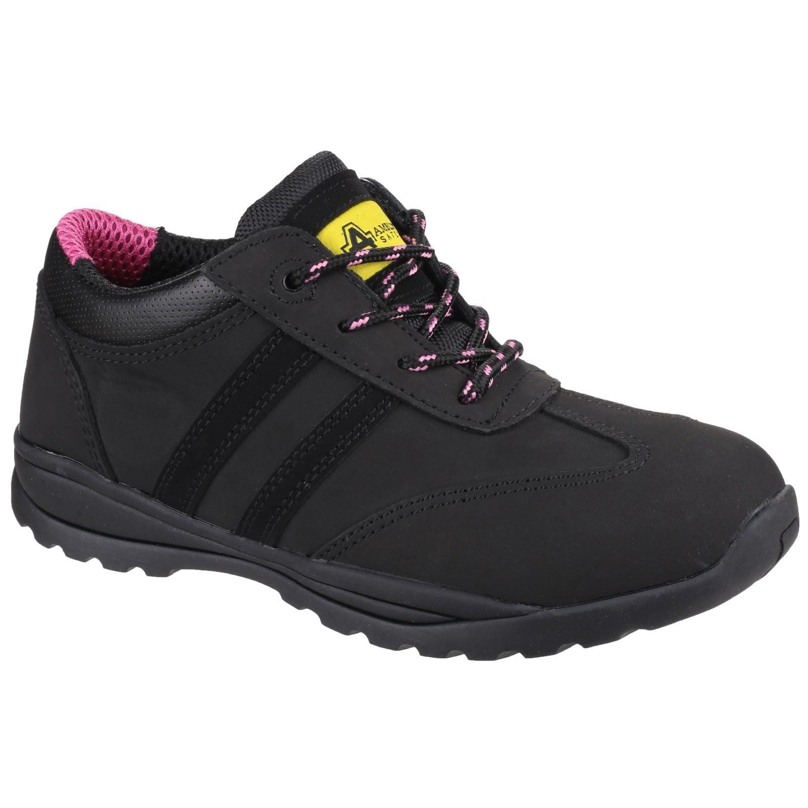 Amblers Safety Chaussures De Sécurité Noires En Cuir Pour Femmes Sophie Fs706