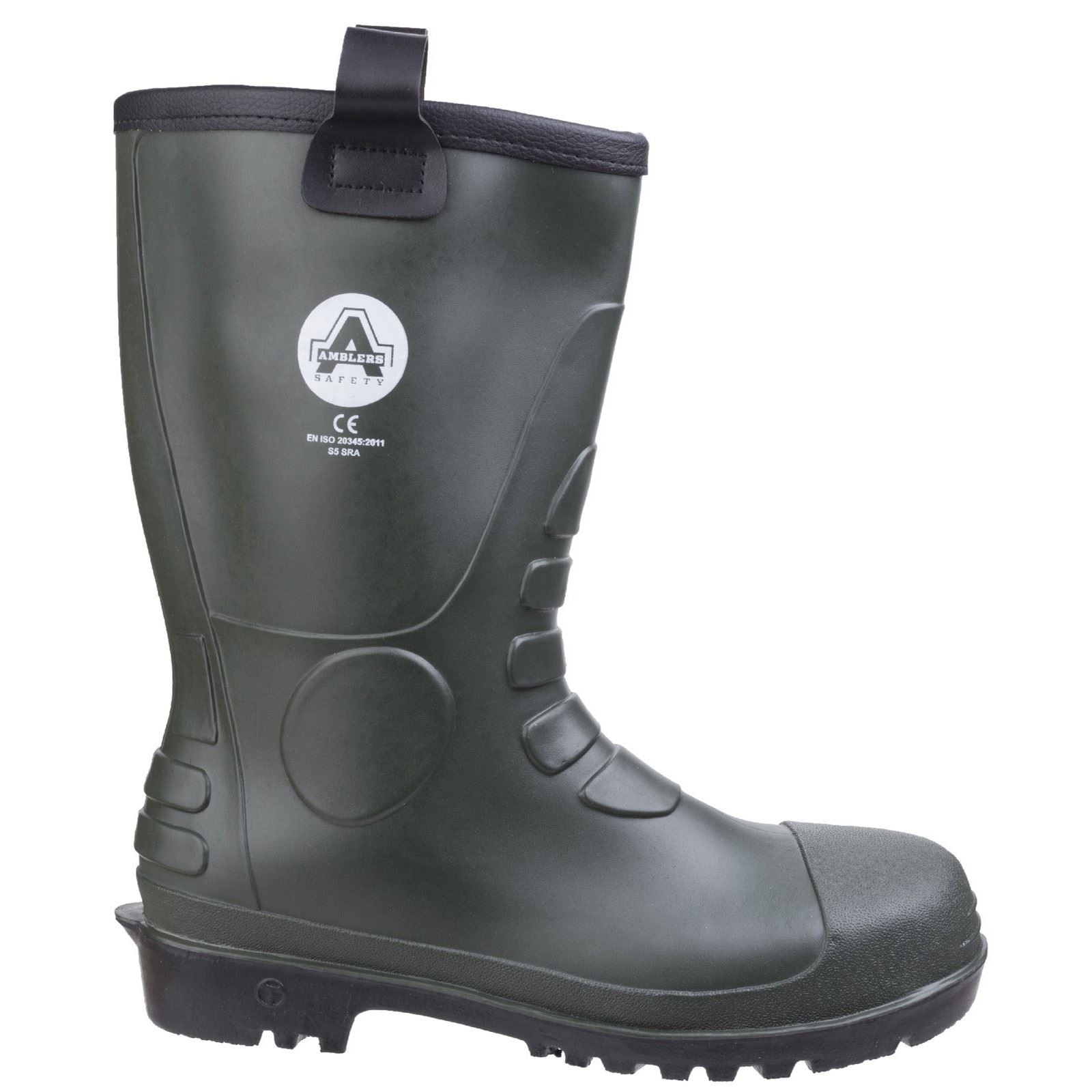 Amblers Safety Bottes En Caoutchouc Vertes Pvc Fs97