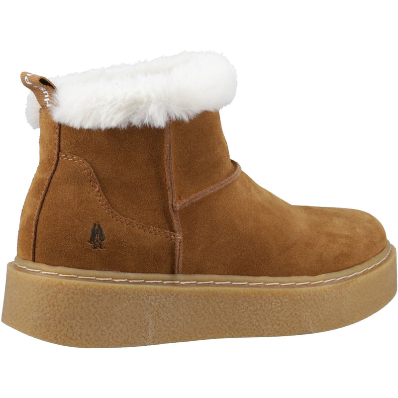 Hush Puppies Becca Femmes Suédoises Bottines D'hiver En Daim Tan