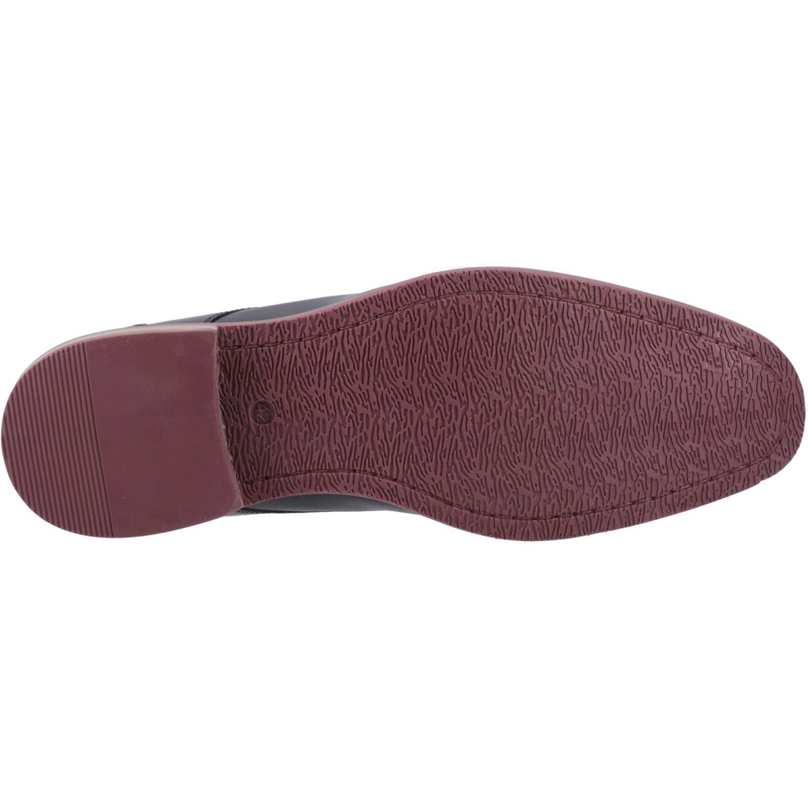 Hush Puppies Mike Chaussures En Cuir Noir À Lacets Pour Hommes