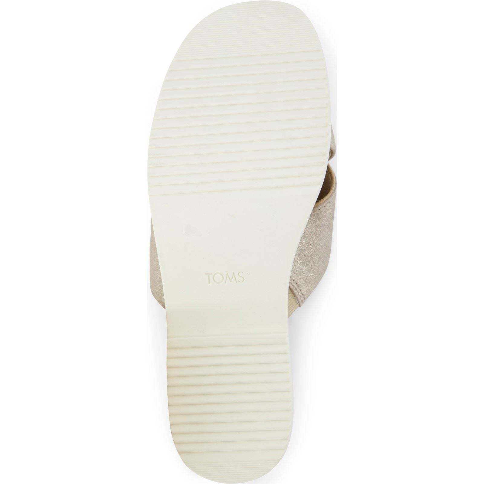 TOMS Mae Crossover Sandales Champagne Pour Femmes En Cuir