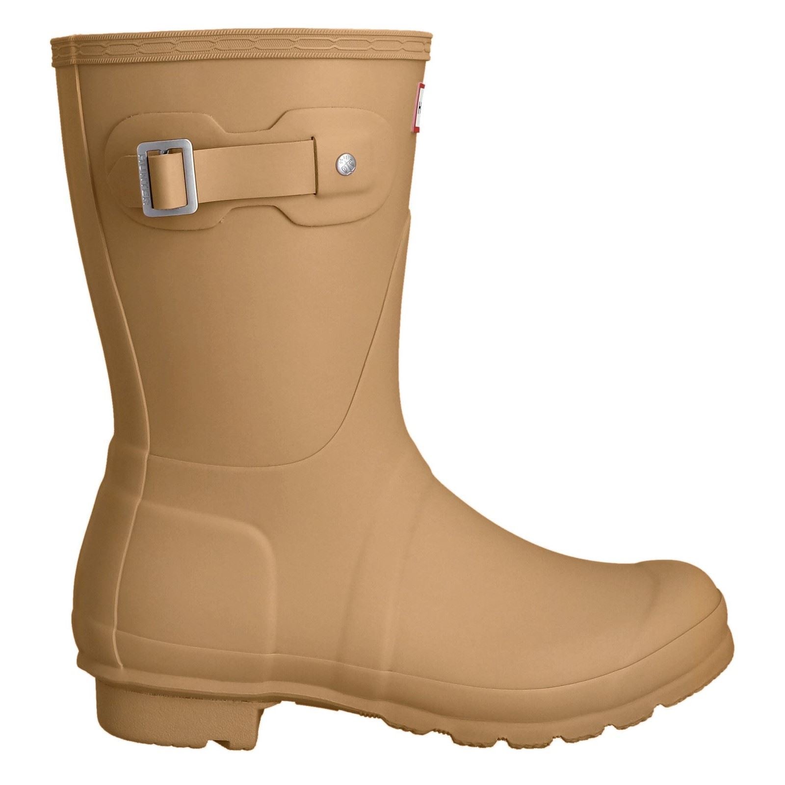 Hunter Original Short Bottes En Caoutchouc Gravel/Biscuit Wellington