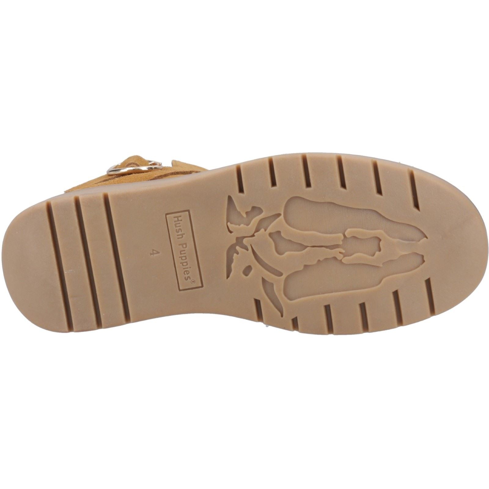 Hush Puppies Lyra Femmes Suédoises Bottines D'hiver En Daim Tan