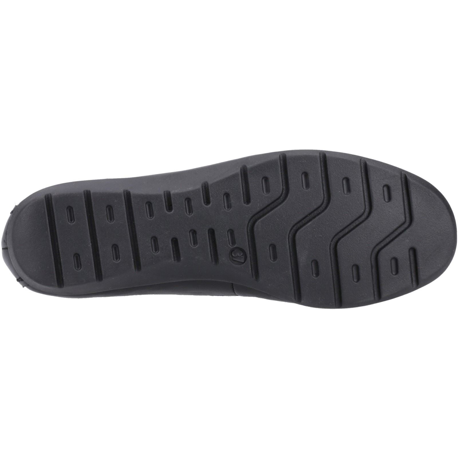 Hush Puppies Shelby Mocassins Noirs Pour Femmes En Cuir